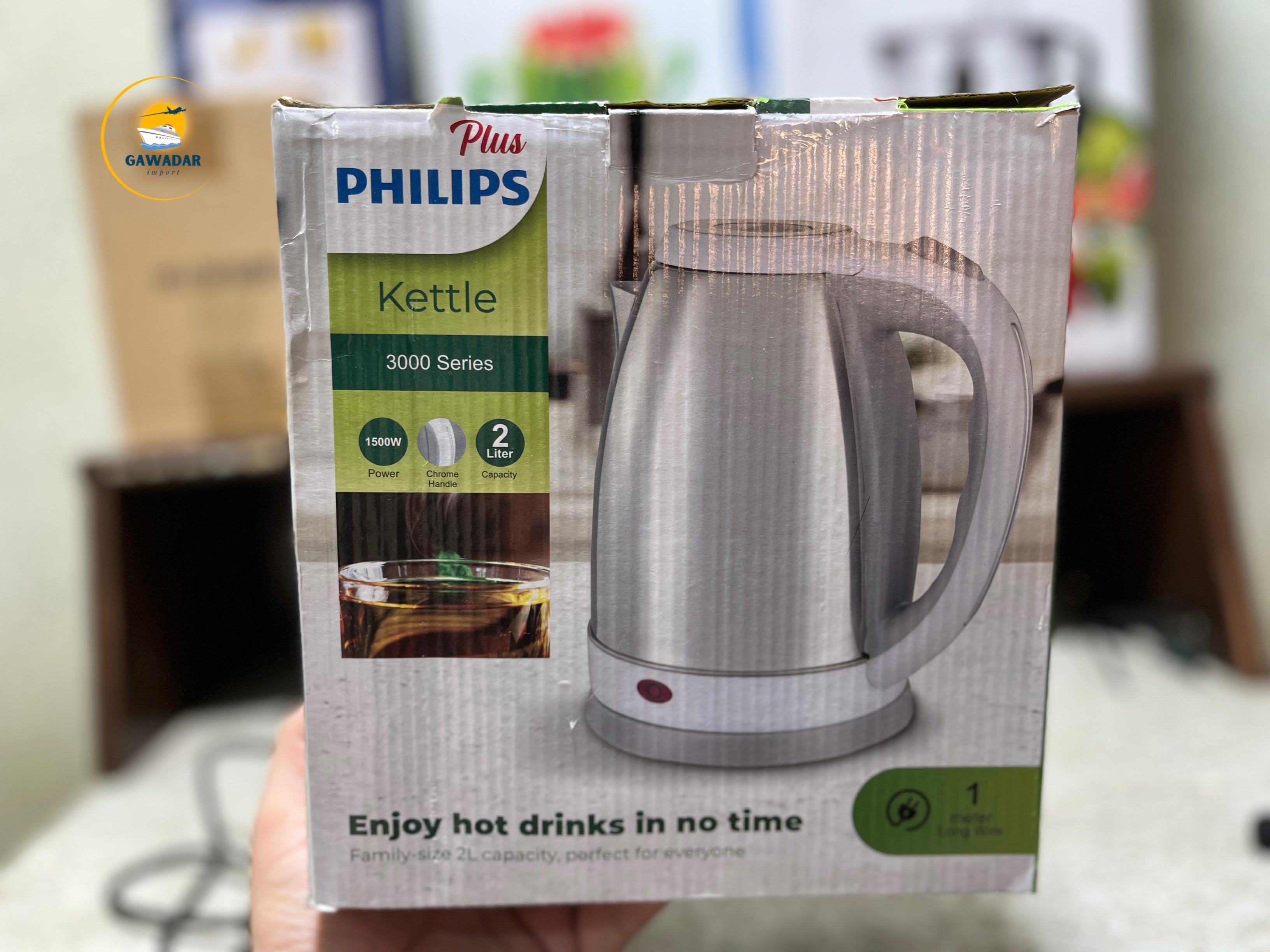 Philips Plus Electric Kettle Stainless Steel Auto OFF Mode