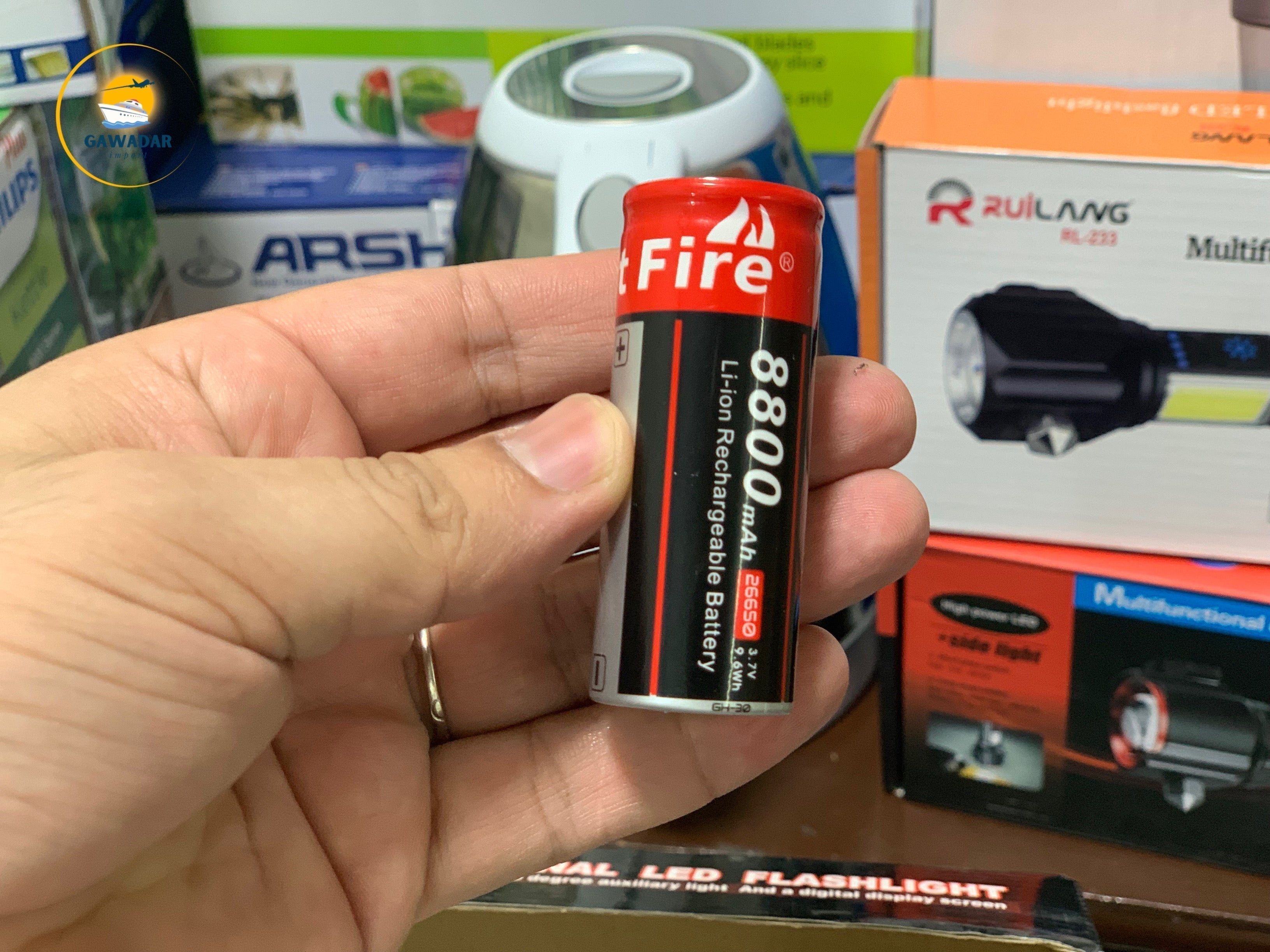 Rawilang RL-2305 LED 1KM Range Bright Flash Light| Home Essentials