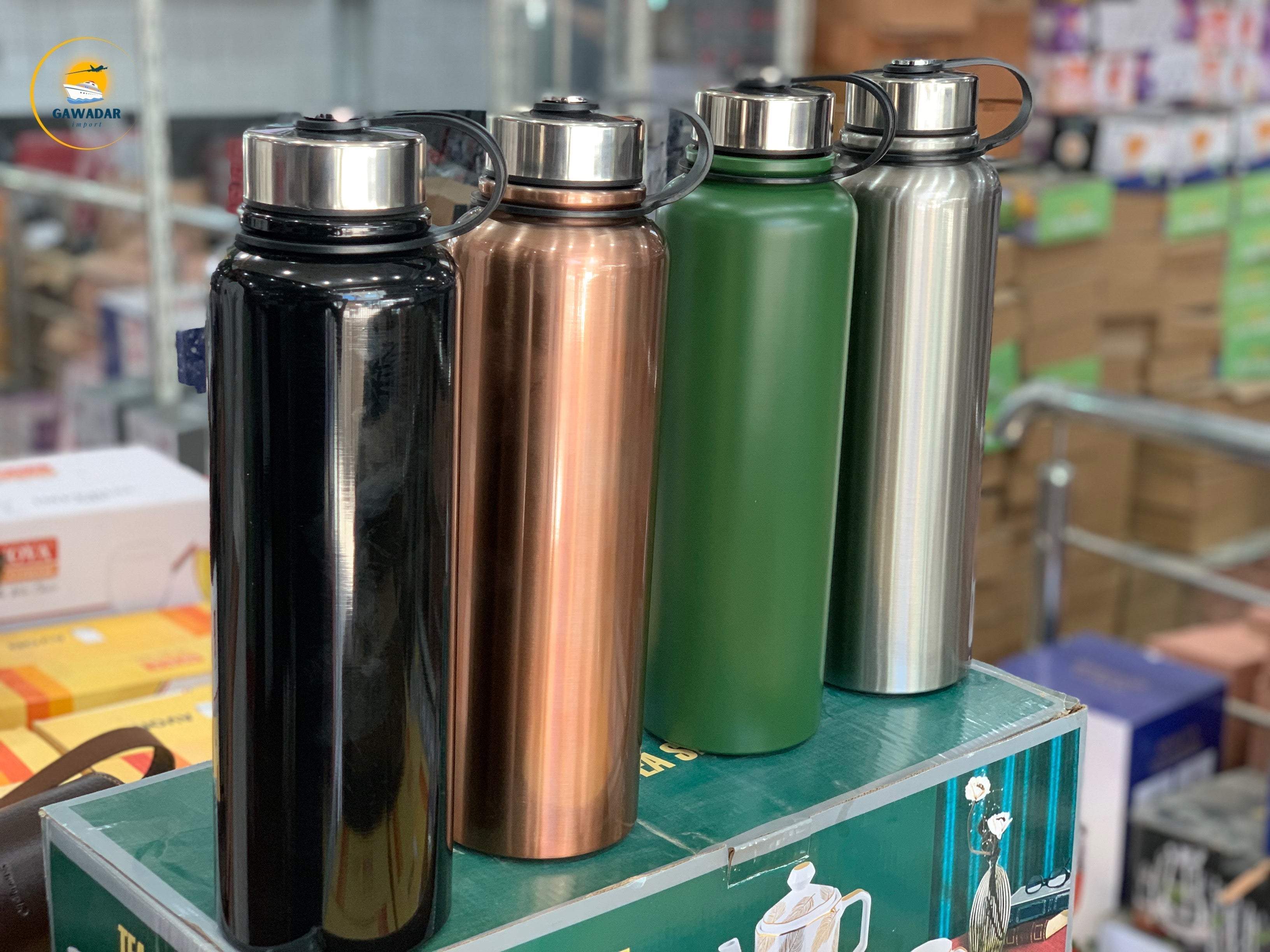 Vacuum Hot & Cold Bottles with Leather Cover  1500ml Stainless Steel   Hot Selling Item