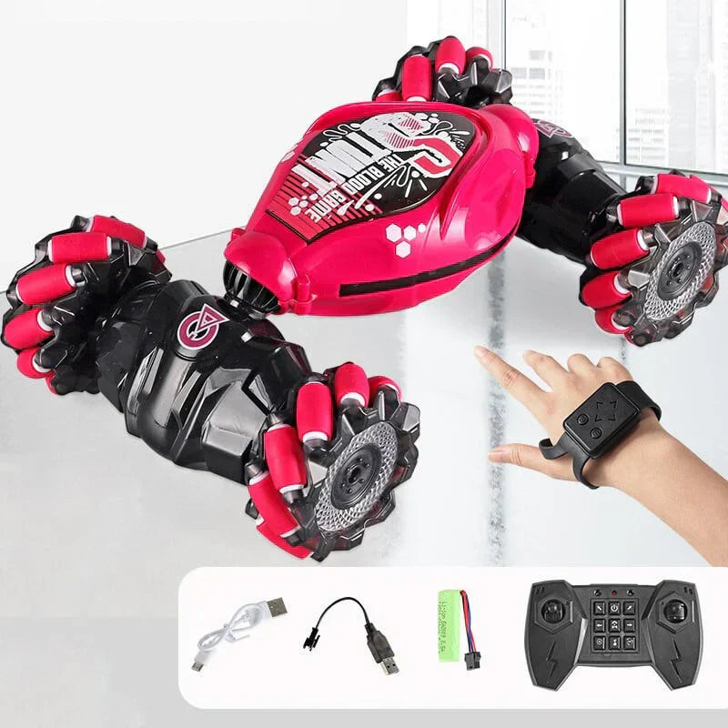 New Twist Car All Terrains Monster Trucks for Boys Gesture RC Stunt Car 360° Flips for Age 4-12