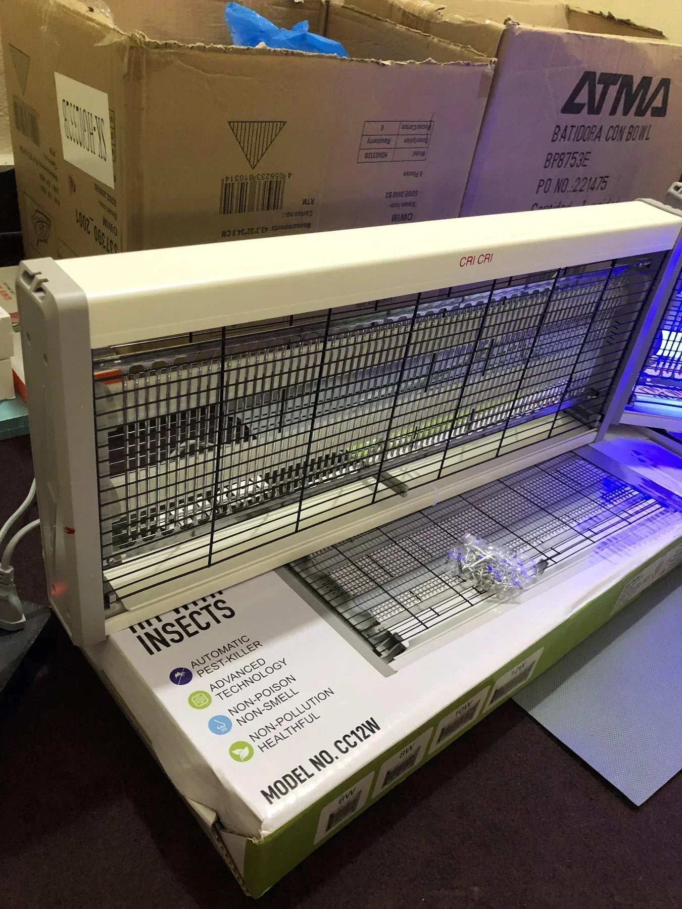 Electric Mosquitos Killer New Model CRICRI Mosquito Killer Sizes 6W, 8W, 10W, 12W