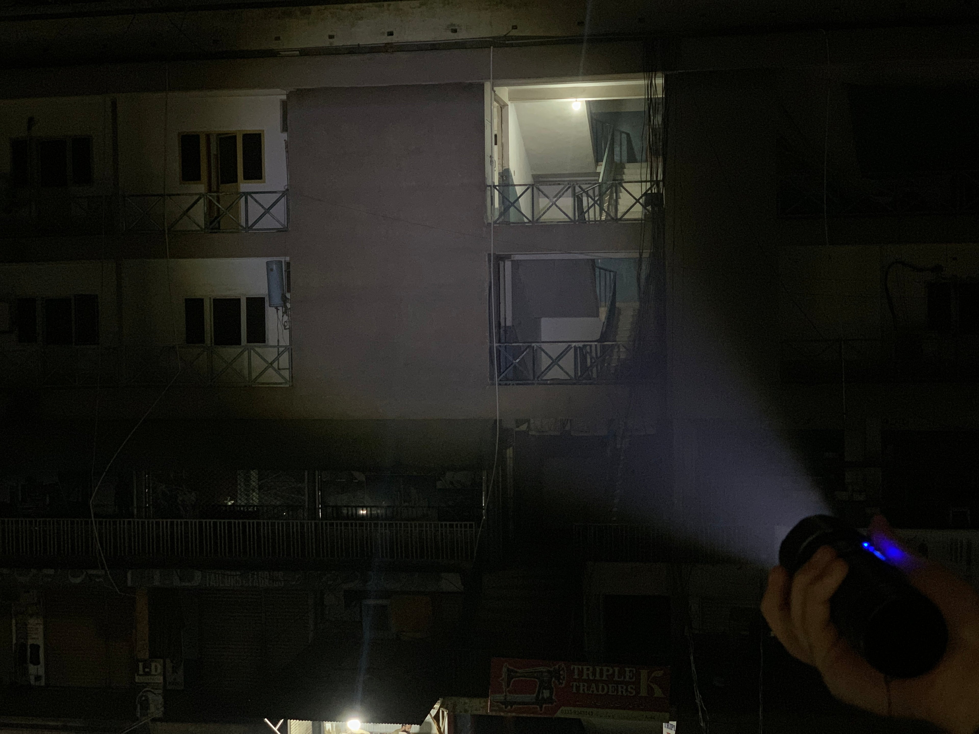 LED Torch Flashlight 1000m Range with Extra COB Light