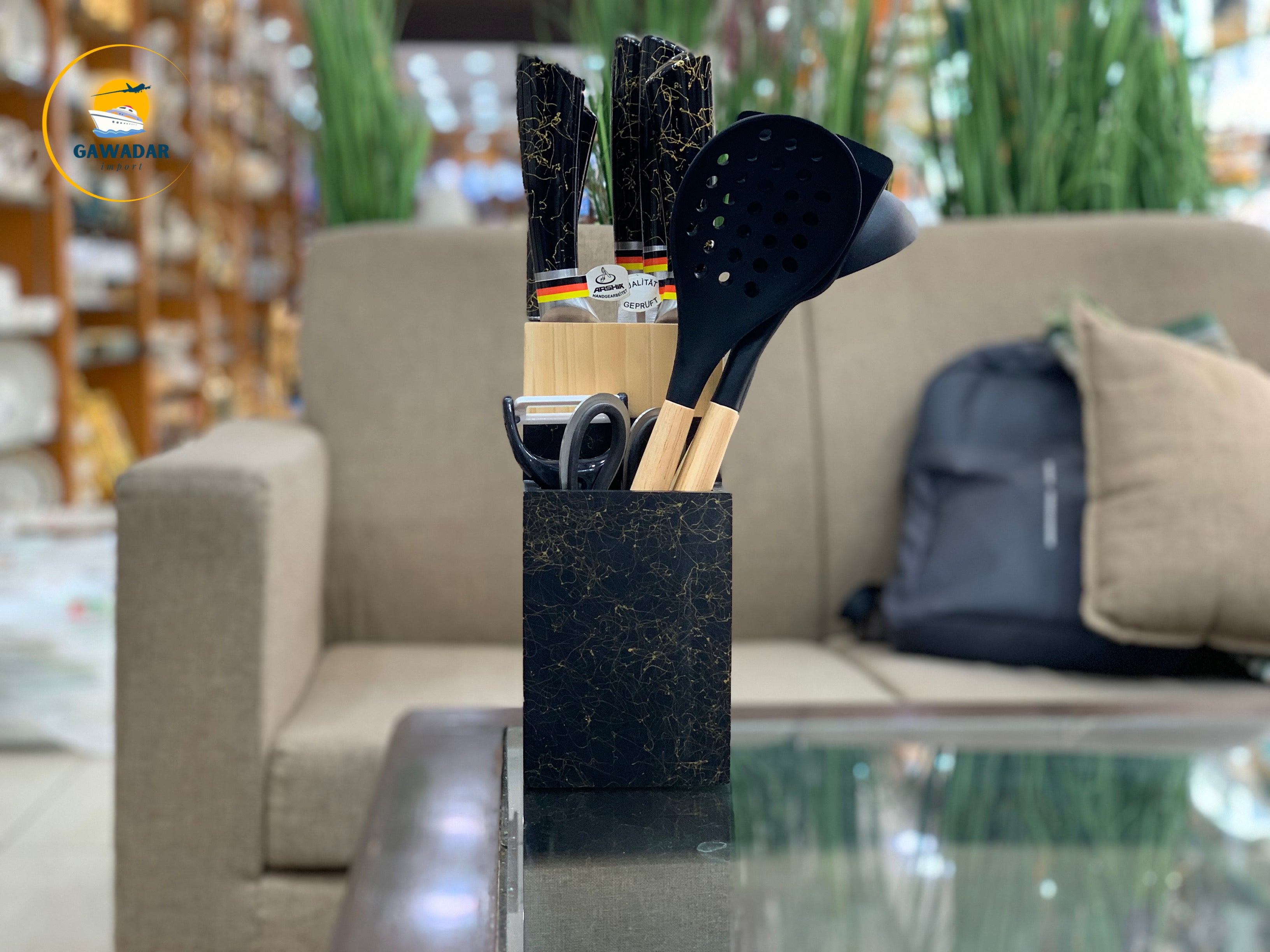 Stainless Steel Arshia Brand 11 Pieces Kitchen Knife Set