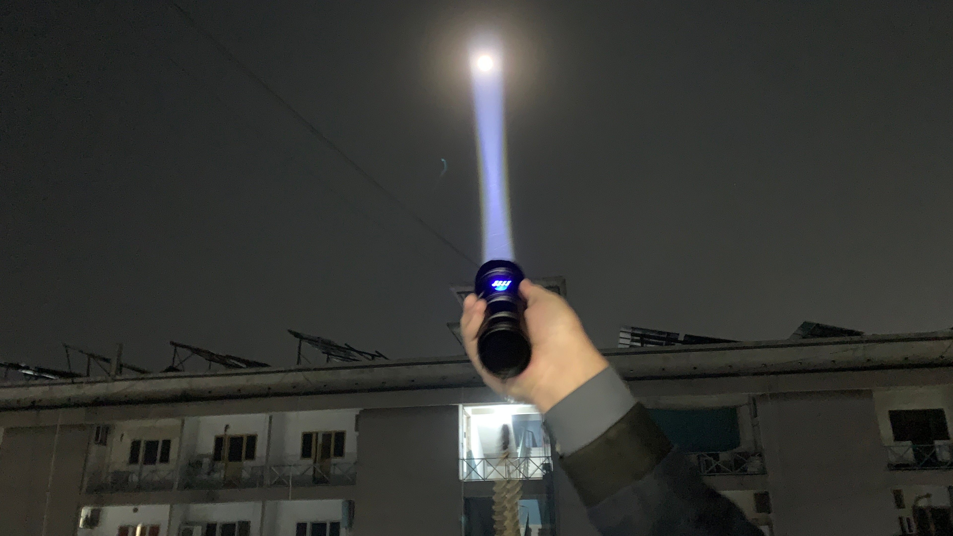 LED Torch Flashlight 1000m Range with Extra COB Light