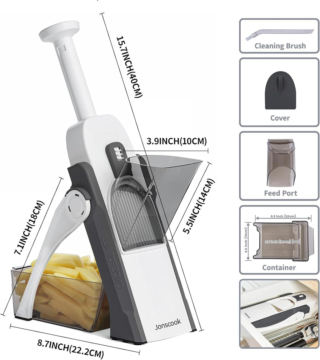 Ramazan GIFT Vegetable Cutter, French Fry Cutter Onion Chopper Vegetable Slicer Fruit Cutter Dicer, Multifunctional Kitchen Gadgets