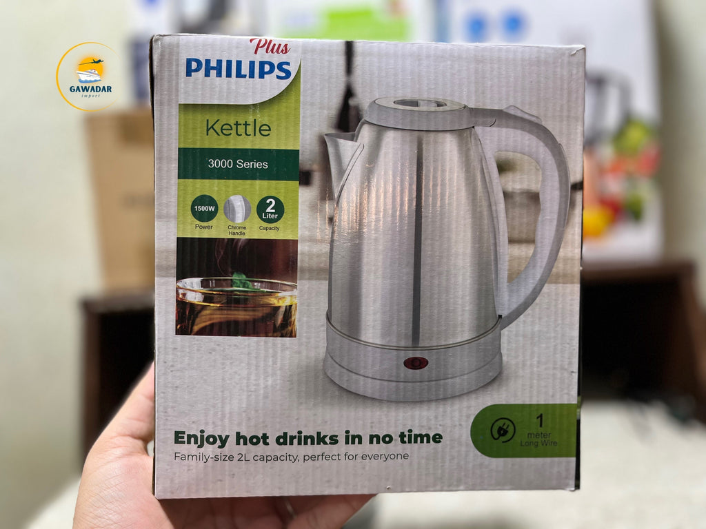 Philips Plus Electric Kettle Stainless Steel Auto OFF Mode