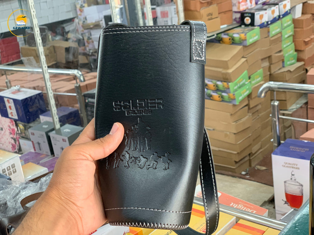 Vacuum Hot & Cold Bottles with Leather Cover  1100 ML Stainless Steel  Hot Selling Item