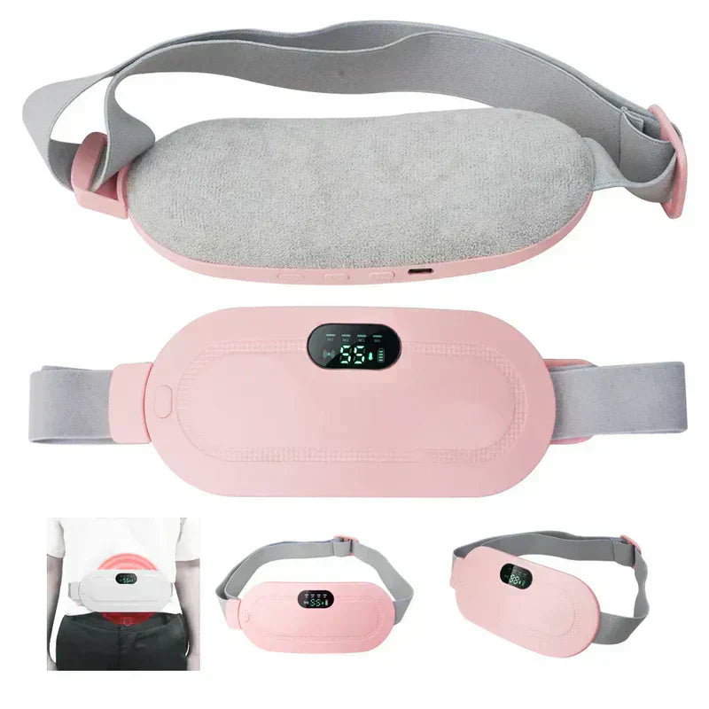 Period Cramp Pain Relief Belt -Portable Menstrual Heating Pad