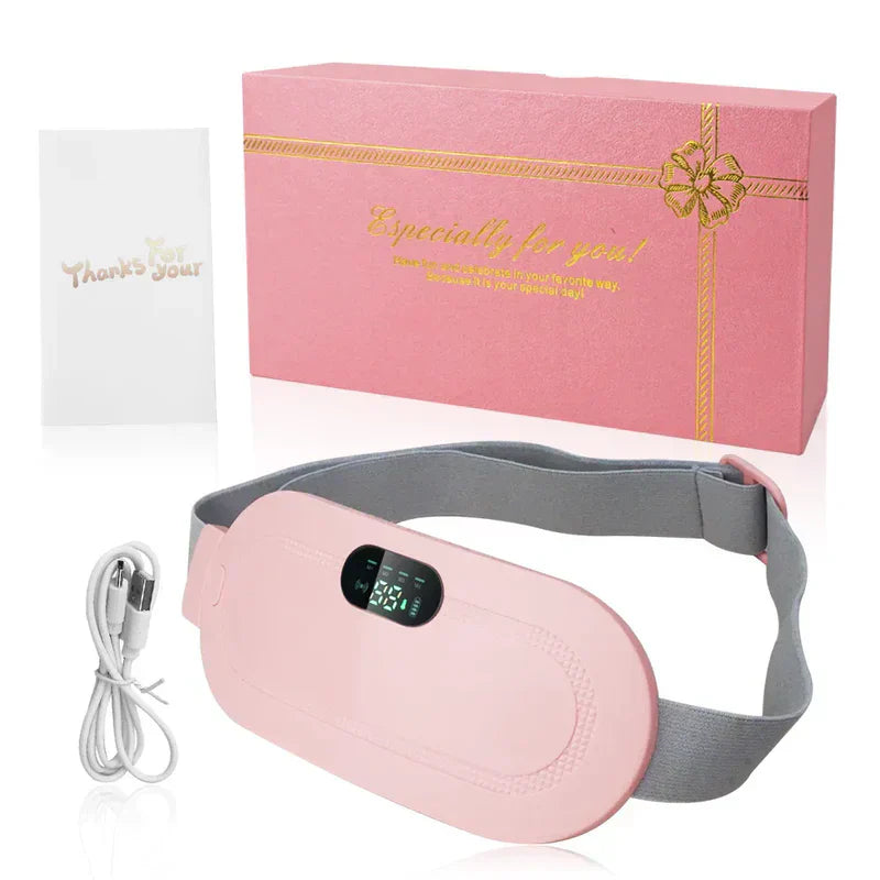 Period Cramp Pain Relief Belt -Portable Menstrual Heating Pad