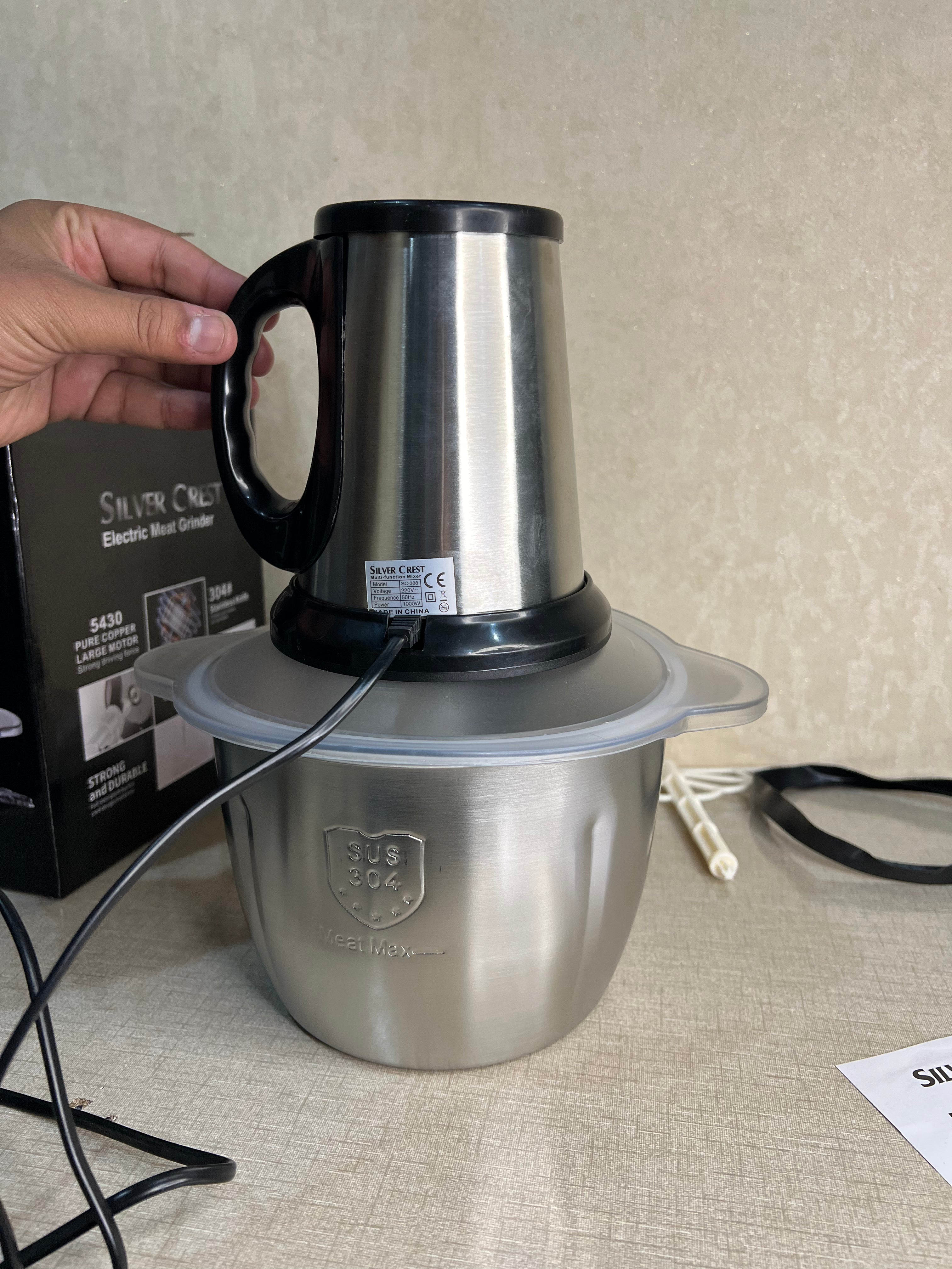 Silver Crest Meat Chopper 3 Litter 1000 watt orignal